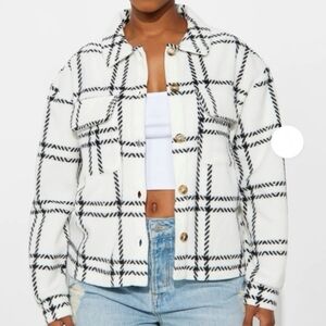 2/$25 NWT Fashion Nova Plaid Shacket